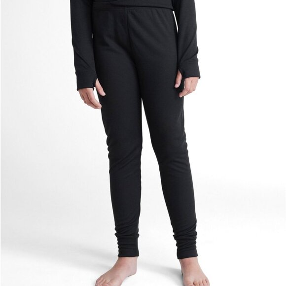 L.L.Bean Kids' Wicked Warm Midweight Long Underwear Pants in Black, Size XL 18 - Picture 1 of 11